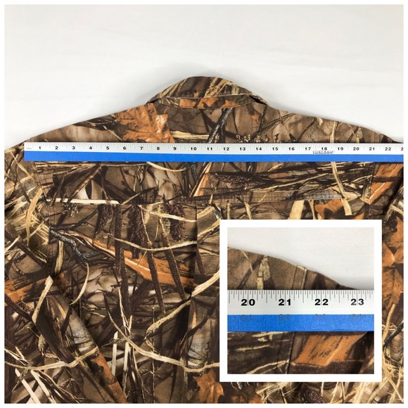 Wells Creek Adult Camo Flannel Shirt Mens Large - Picture 13 of 13